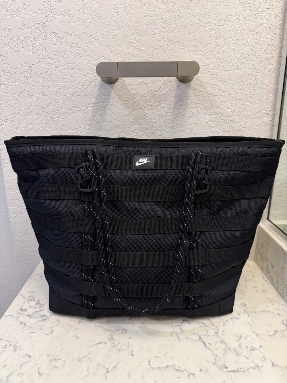 Nike Sportswear RPM Tote 26L Black Unisex FJ0439-010 Utility Travel Laptop Bag
